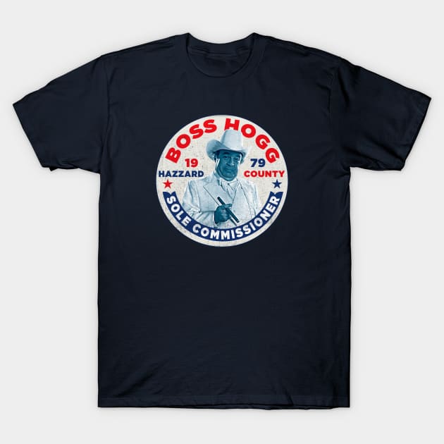 Vote Boss Hogg Dukes of Hazzard T-Shirt by Alema Art